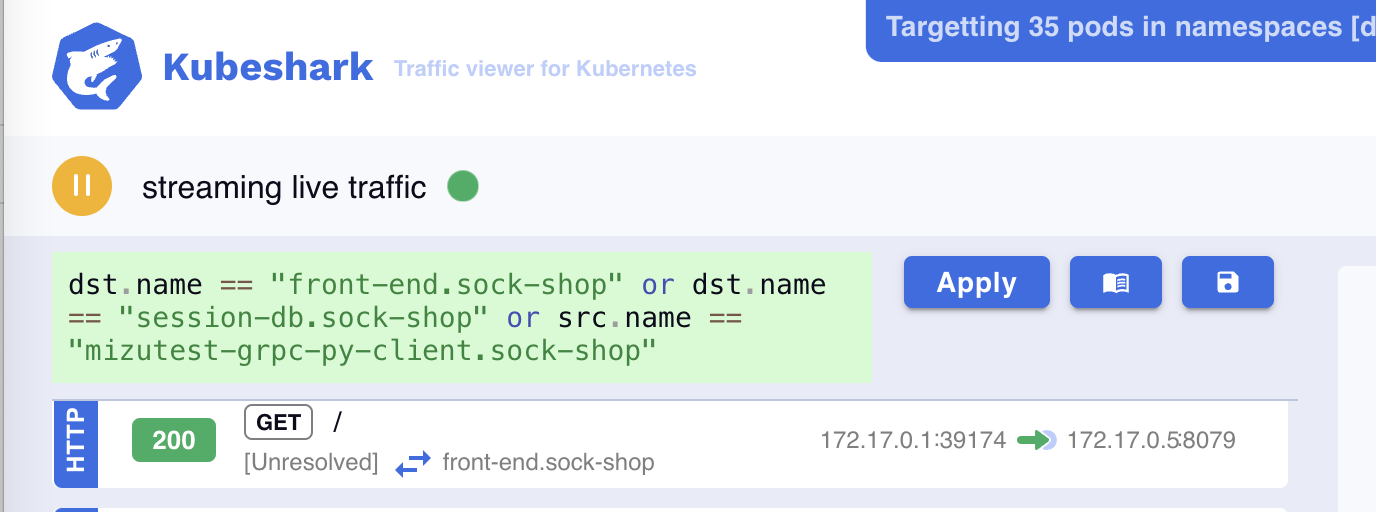 Query a Subset of Traffic