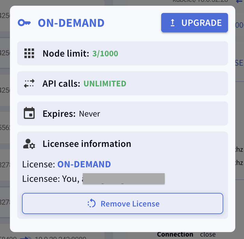 How to remove a license key